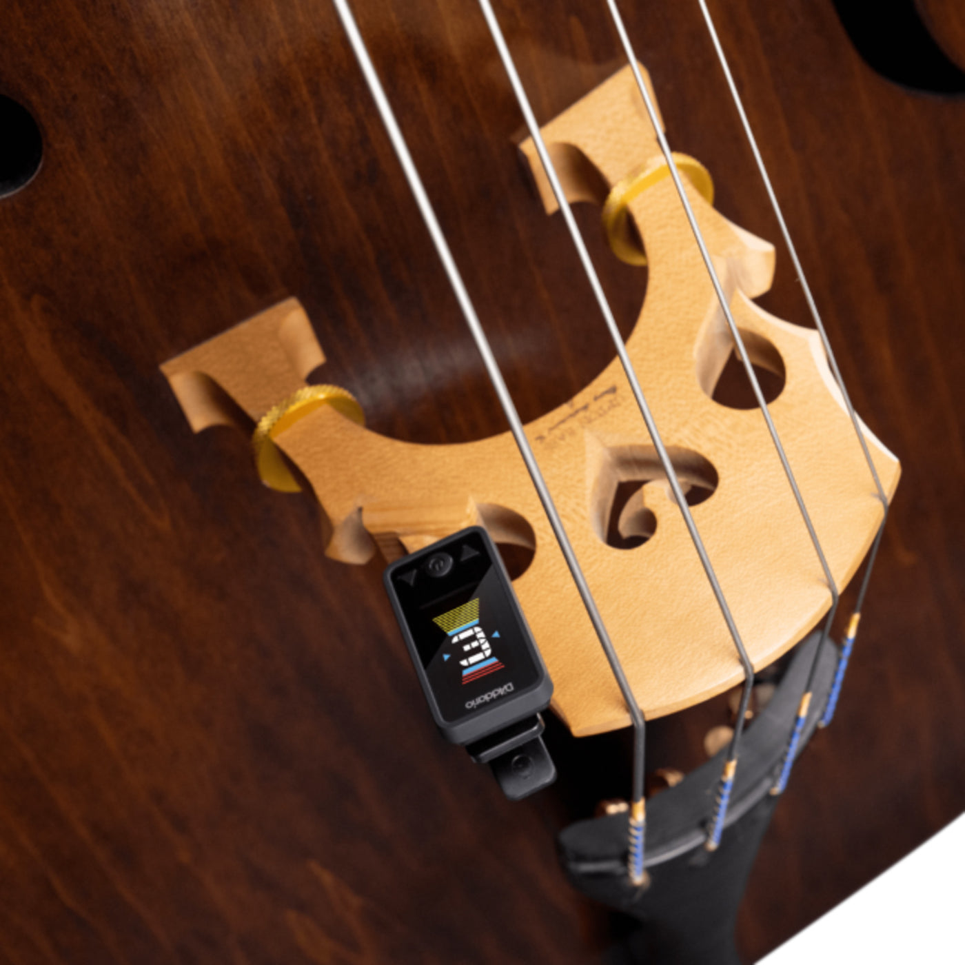 D'Addario Eclipse Cello/Bass Tuner, Black (PW-CT-17CBK)