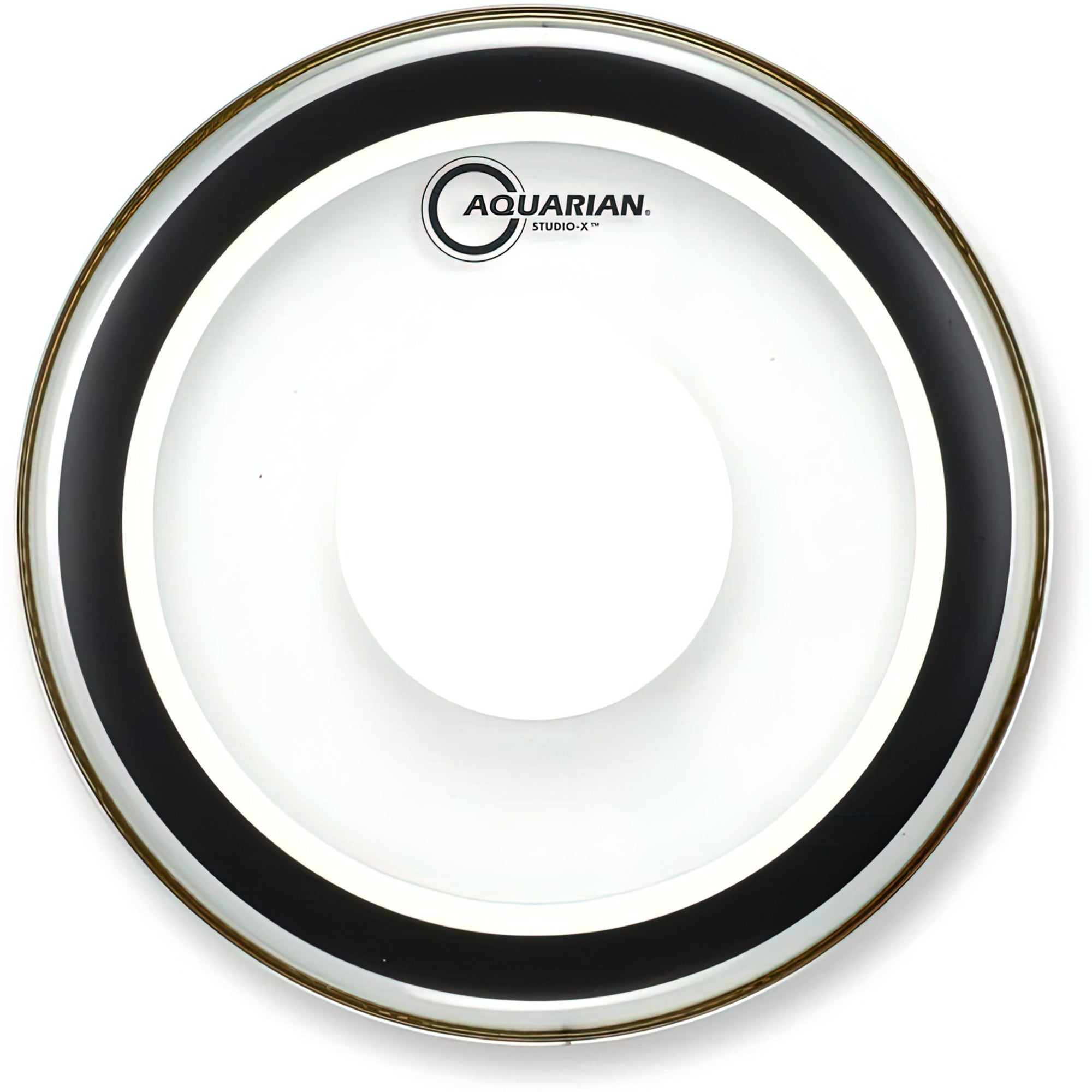 Aquarian Studio-X Bass Drum Head with Power Dot, Clear, 24-Inch – Interstate Mus