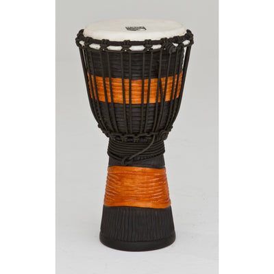 Toca TSSDJ-SB Street Series Djembe Drum, Percussion Instrument for Studio & Performance, Brown/Black, Small