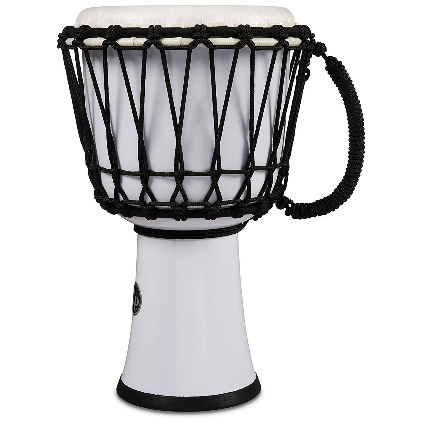 LP World Collection Rope Circle Djembe, 7", White