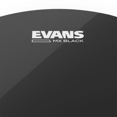 Evans MX Black Marching Tenor Drum Head, 13 Inch