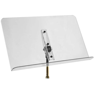 Manhasset Clear Polycarbonate Music Stand Part, Desk Only (4207)