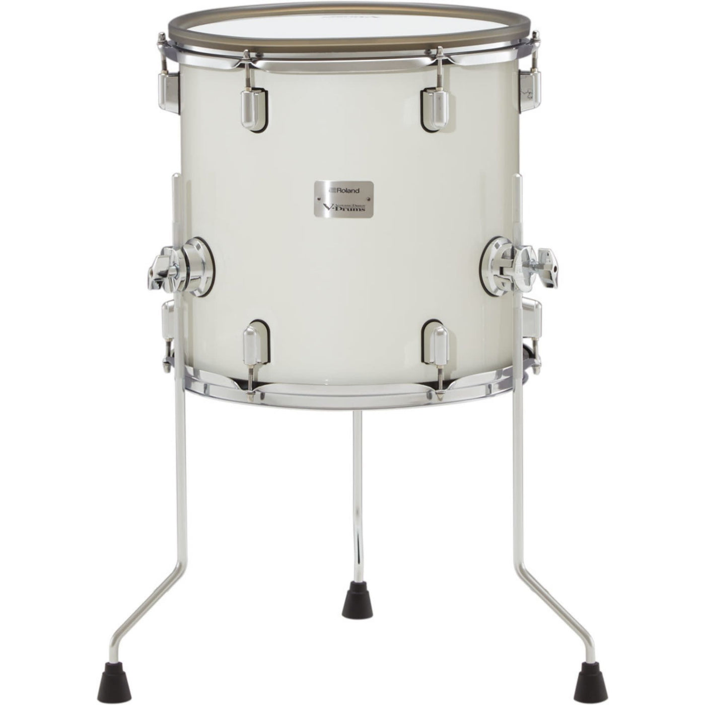 Roland PDA140F-PW 14" V-Drums Acoustic Design Floor Tom Pad, Pearl White