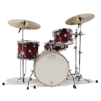 DW Design Series Frequent Flyer 4-Piece Shell Pack - Cherry Stain