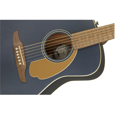 Fender Malibu Player Acoustic-Electric Guitar, Midnight Satin (0970722050)