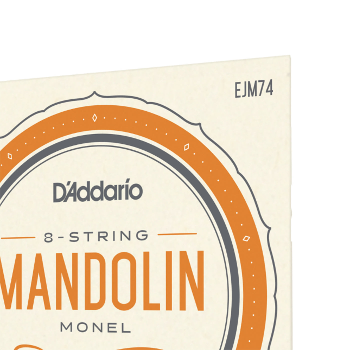 D'Addario Monel Mandolin Strings, Medium, 11-40 (EJM74)