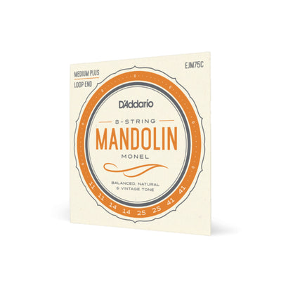 D'Addario Monel Mandolin Strings, Medium Plus, 11-41 (EJM75C)