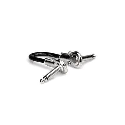 Hosa Guitar Patch Cable, Low-profile Right-angle to Same, 6 in