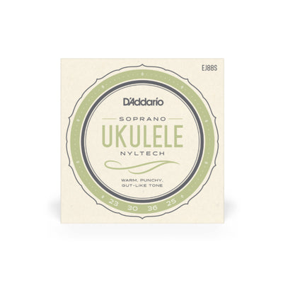 D'Addario Nyltech Ukulele Strings, Soprano (EJ88S)