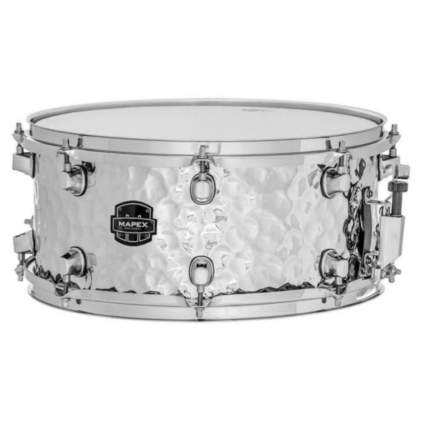 MAPEX MPST4558H MPX 14x5.5 Hammered Steel Snare Drum