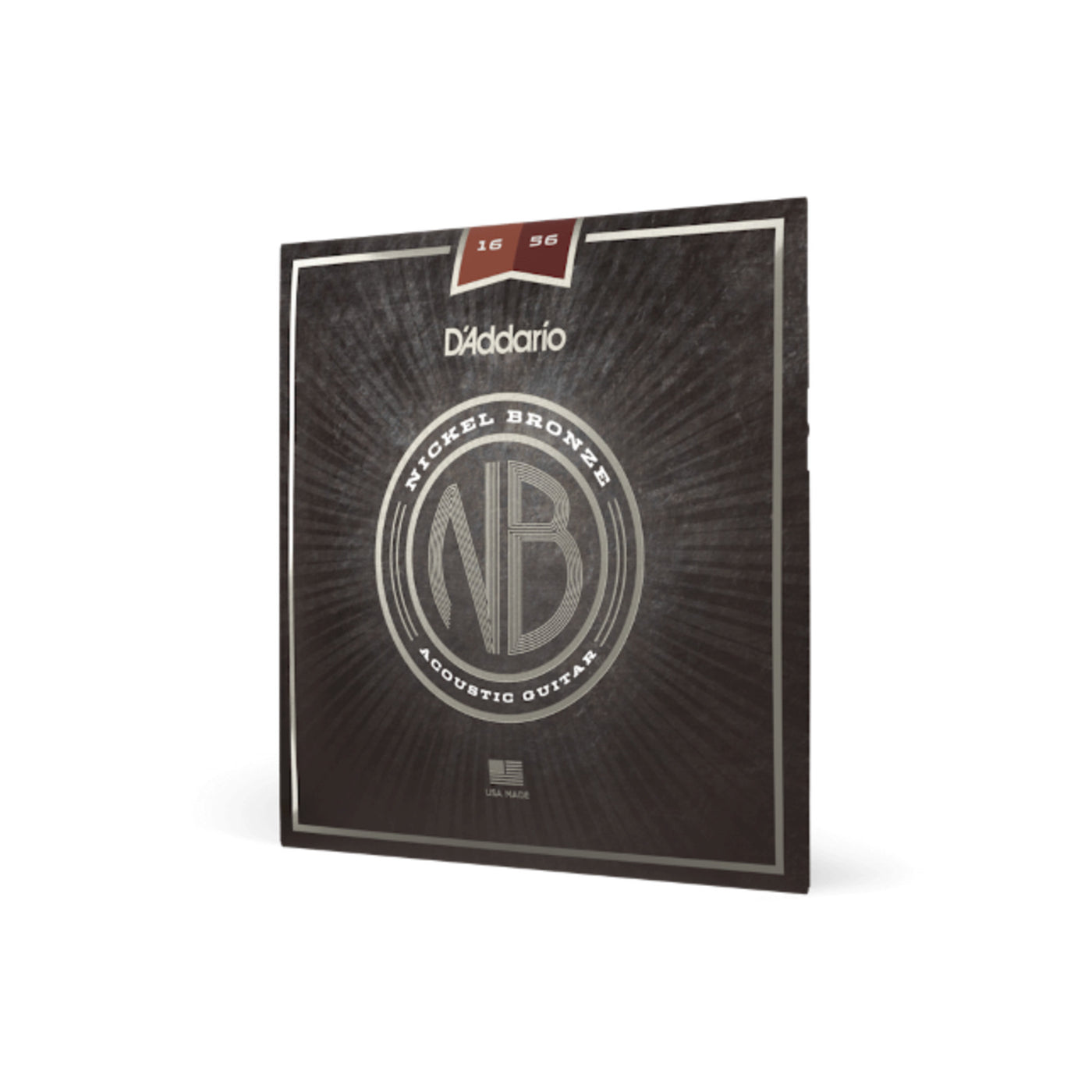 D'Addario Nickel Bronze Acoustic Guitar Strings, Resophonic, 16-5 (NB1656)