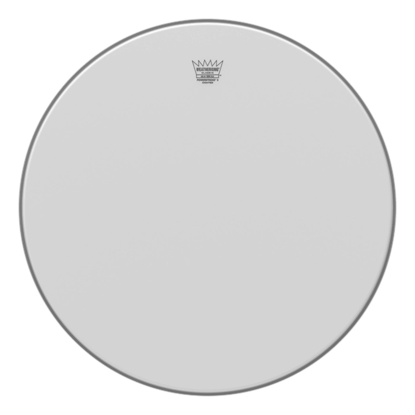 Remo P3-1122-C2 22" Powerstroke P3 Coated Drum Head with Clear Dot