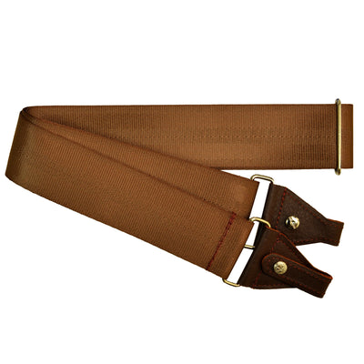 Souldier BJC0000NM05WB - Handmade Souldier Solid Banjo Strap, 2 Inches Wide and Adjustable from 33" to 60" Made in the USA, Nutmeg