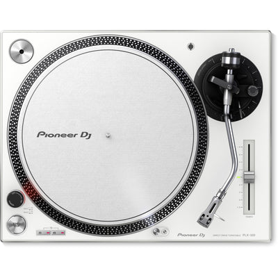 Pioneer DJ PLX-500-W Professional Direct Drive Turntable, Record Player DJ Audio Equipment, White