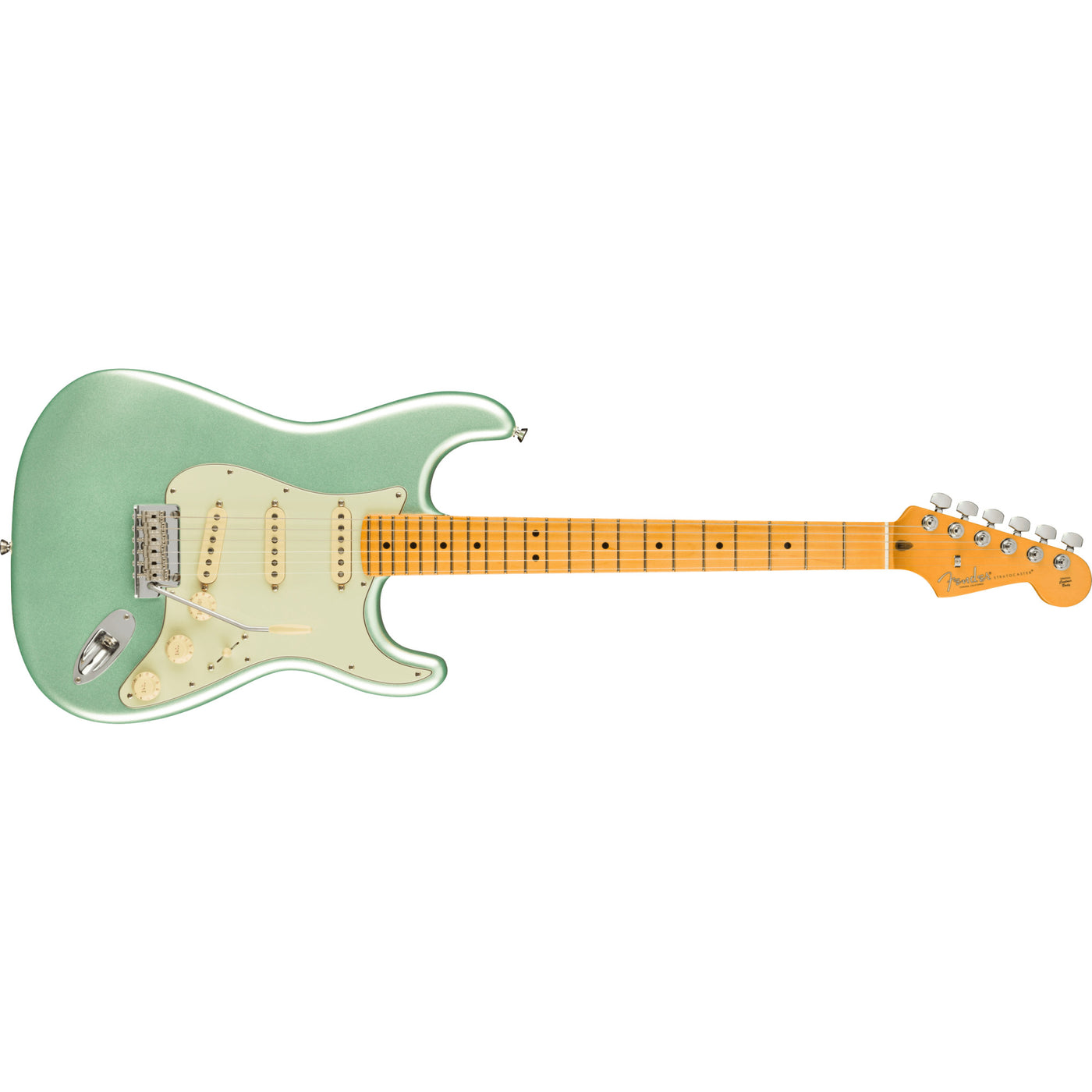 Fender American Professional ll Stratocaster Electric Guitar, Mystic Surf Green (0113902718)