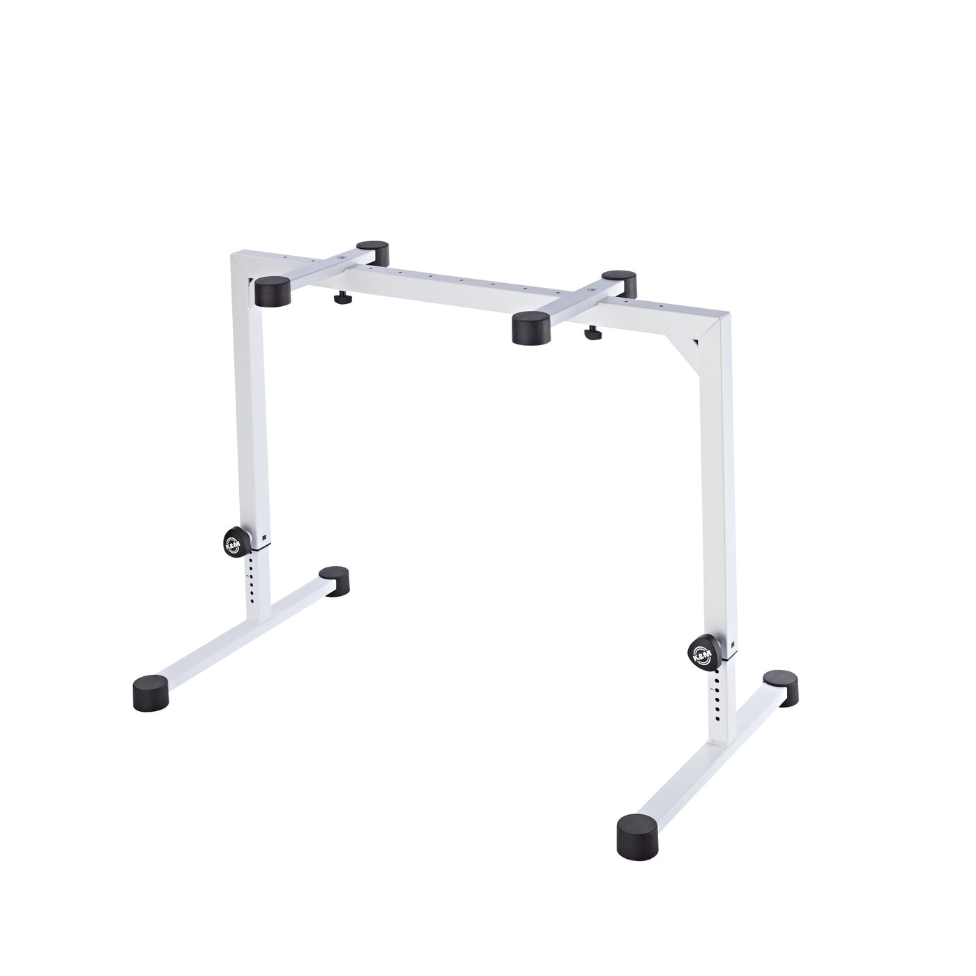 K&M Omega Table Style Keyboard Stand - White