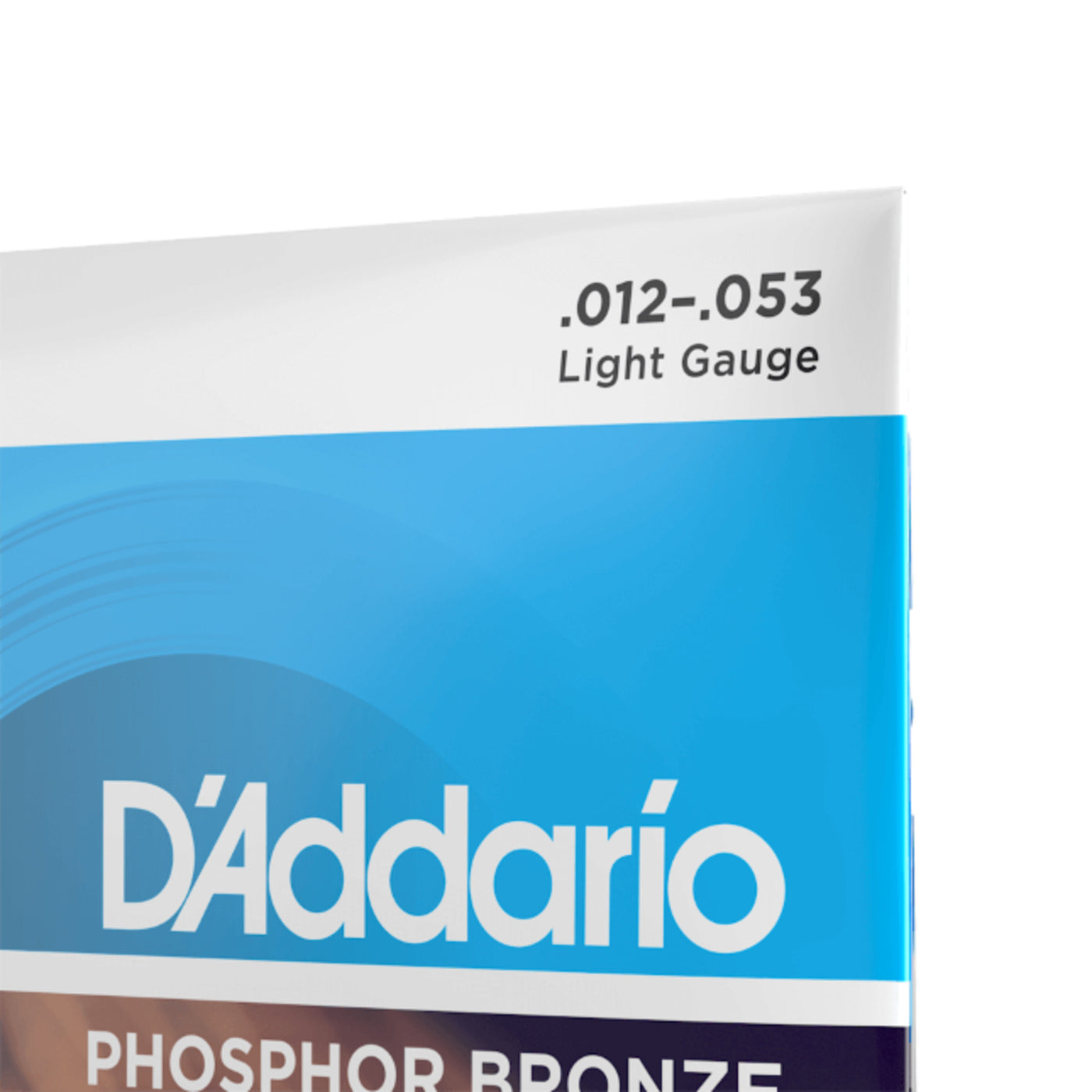 D'Addario Phosphor Bronze Acoustic Guitar Strings, Light, 12-53 (EJ16)