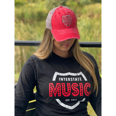 Interstate Music Dashboard Trucker Hat, Red