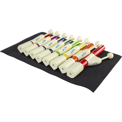 Chroma-Notes Colored 8-Note Handchime Set with Travel Case (CNC8)