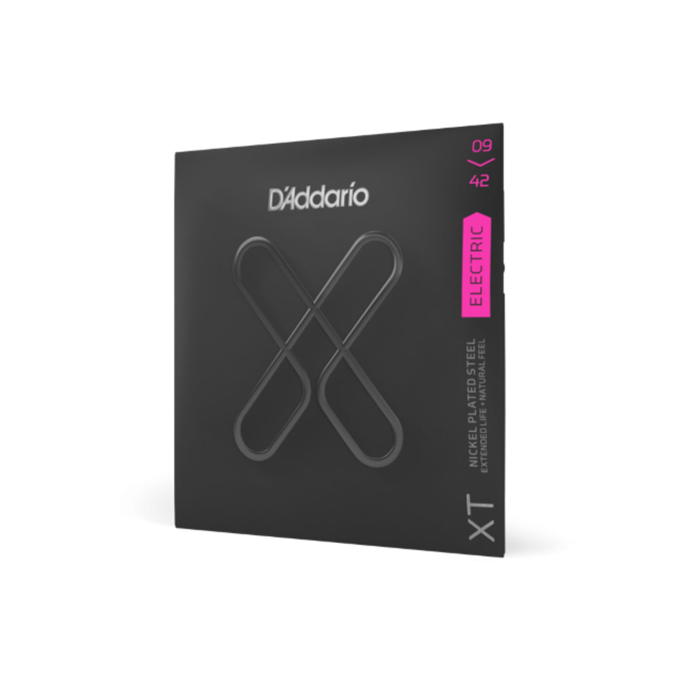 D'Addario XT Nickel Coated Electric Guitar Strings, Super Light, 09-42 (XTE0942)