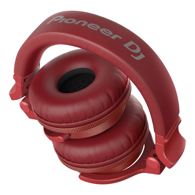 Pioneer DJ HDJ-CUE1BT-R On-Ear Wired Studio Headphones, Bluetooth Headphones, Professional Audio Equipment for Recording and DJ Booth, Red