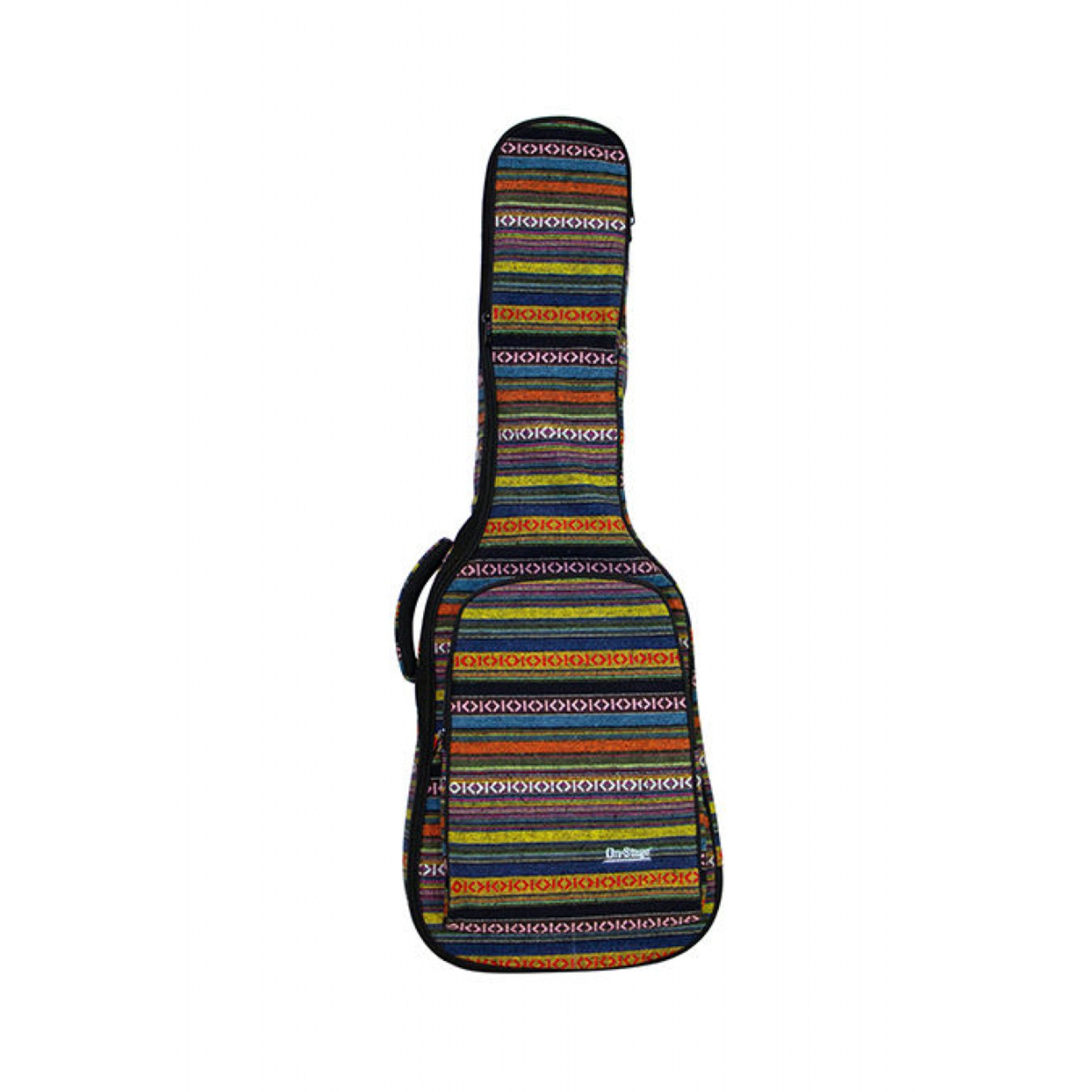 On-Stage Weather-Resistant Electric Guitar Bag, Multi-Colored Stripes – Intersta