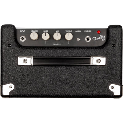 Fender Rumble 15 Bass Combo 120V, Black/Silver (2370100000)