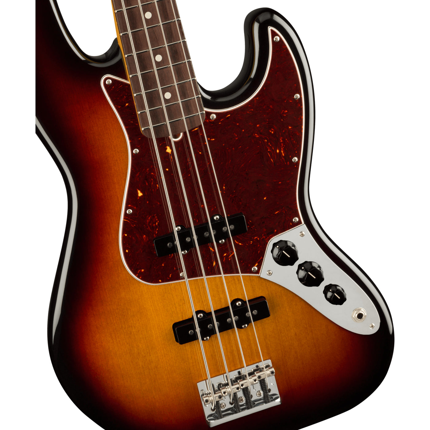 Fender American Professional II Jazz Bass, 3-Color Sunburst with Rosewood Fingerboard (0193970700)