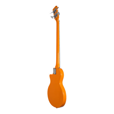 Orange O-Bass, Professional Electric Bass Guitar for Recording and Live Music Performances, Orange