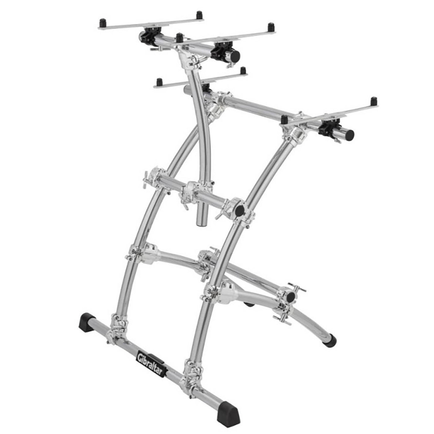 Gibraltar Double Key Tree Large 2-Tier Keyboard Stand, Chrome