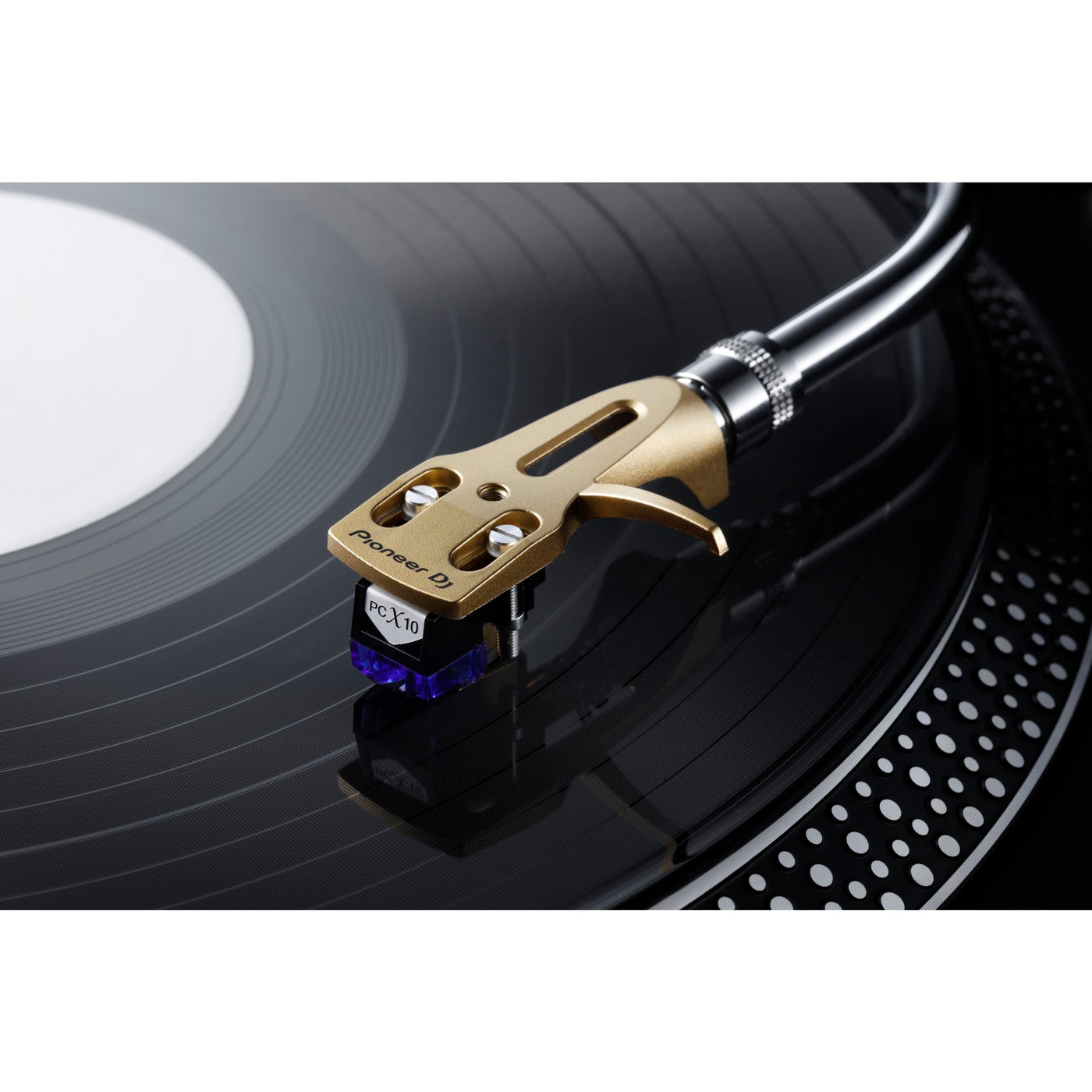 Pioneer DJ PC-HS01-K Professional Branded Headshell for DJ Turntable, Audio Equipment for DJ Booth, Black
