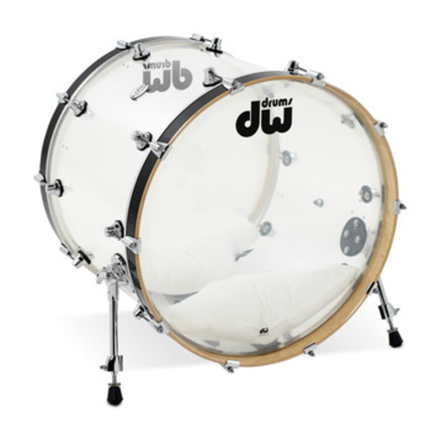 DW Design 18 x 22-inch Clear Acrylic Bass Drum