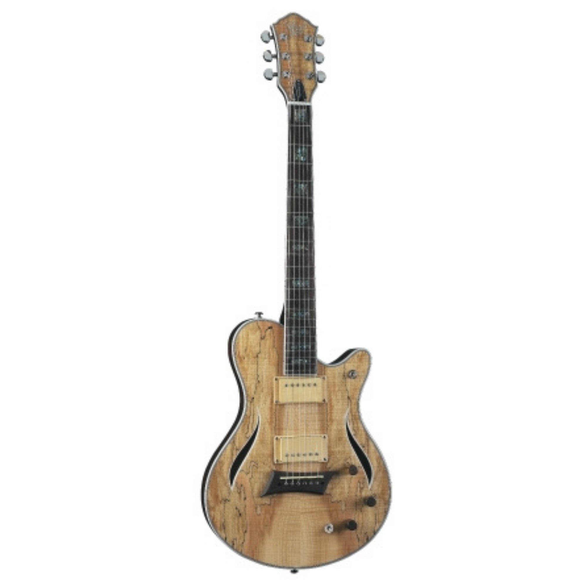 Michael Kelly Guitar Co. Hybrid Special Electric Guitar, Spalted Maple – Interst