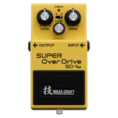 Boss SD-1W Super Overdrive Waza Craft Guitar Effects Pedal