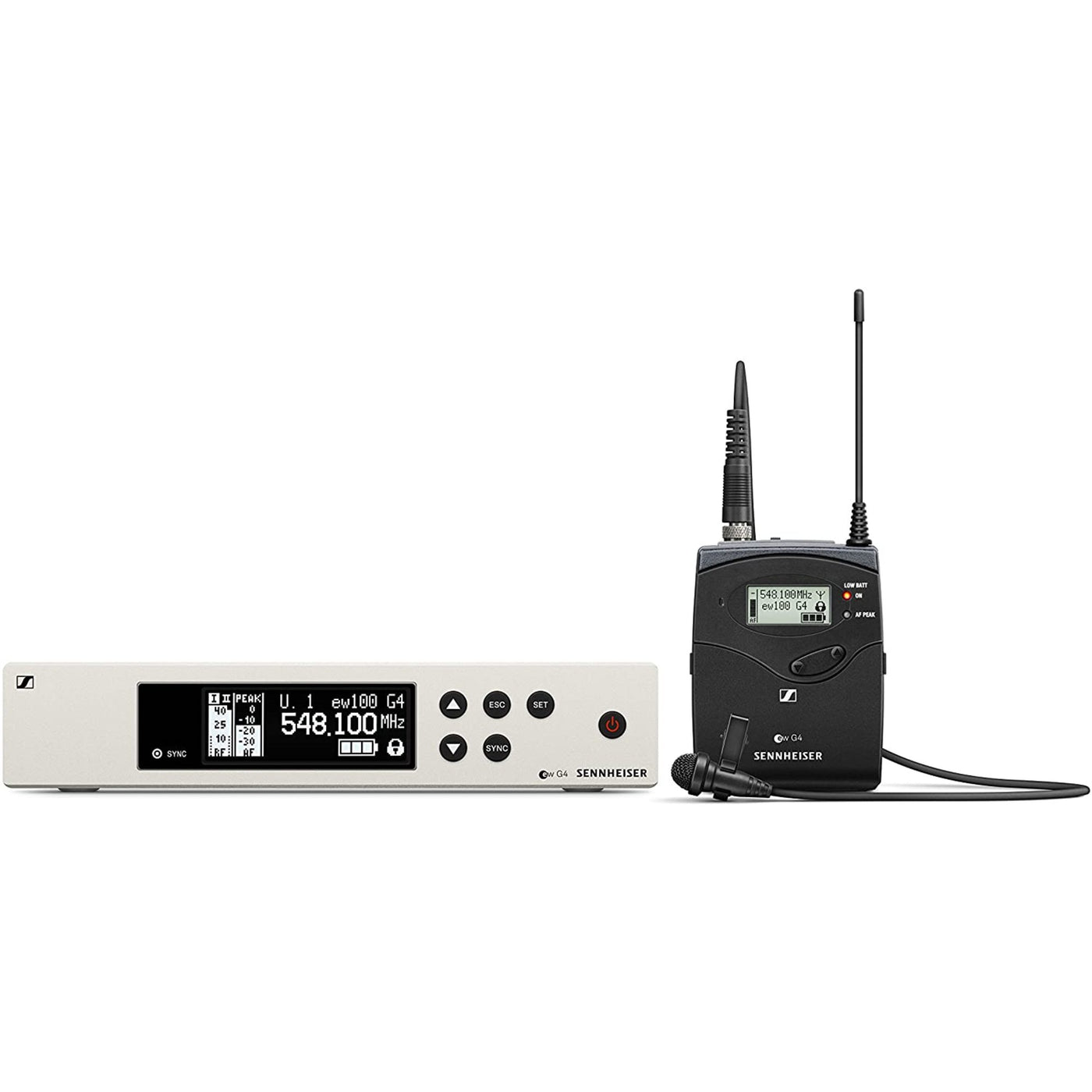 Sennheiser EW 100 G4-ME2-A1 Bodypack Transmitter With ME 2-II Omnidirectional Lavalier Microphone (509636)