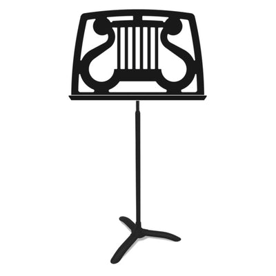 Manhasset Orchestral Noteworthy White House Lyre Music Stand, Black (N1170)