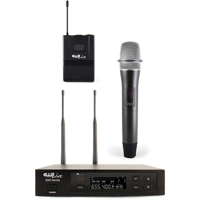 CAD Audio WX3000 Wireless Cardioid Dynamic Handheld Microphone System with D90 Capsule