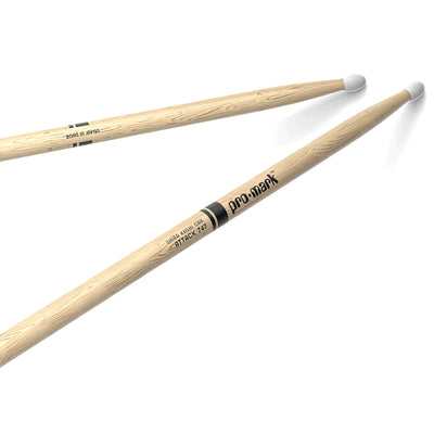 ProMark Classic Attack 747 Shira Kashi Oak Drumstick, Oval Nylon Tip (PW747N)