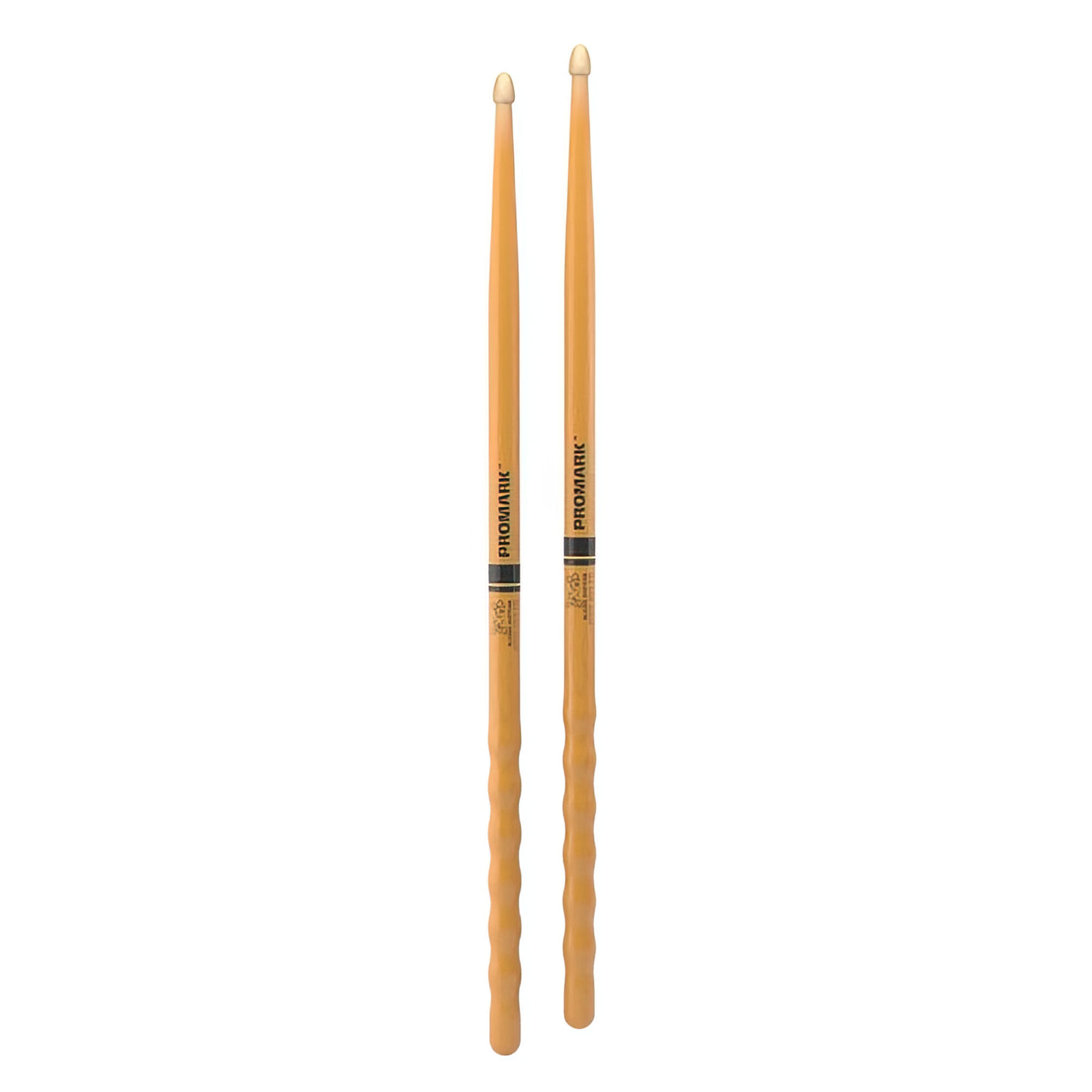 ProMark Glenn Kotche Active Wave ActiveGrip Clear Hickory Drumstick, Wood Tip (TXGKAWW)