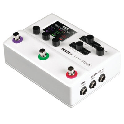 Line 6 HX Stomp Limited Edition Multi-Effects Floor Processor, Stomptrooper White