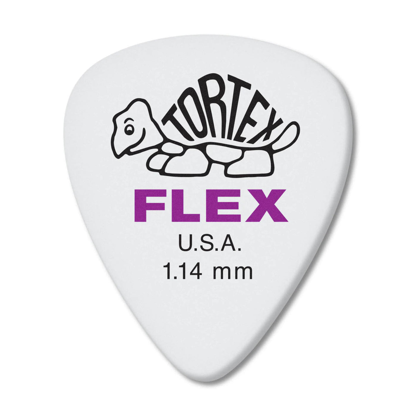 Dunlop 428P114 Tortex Flex Standard Pick 1.14mm- 12 Pack