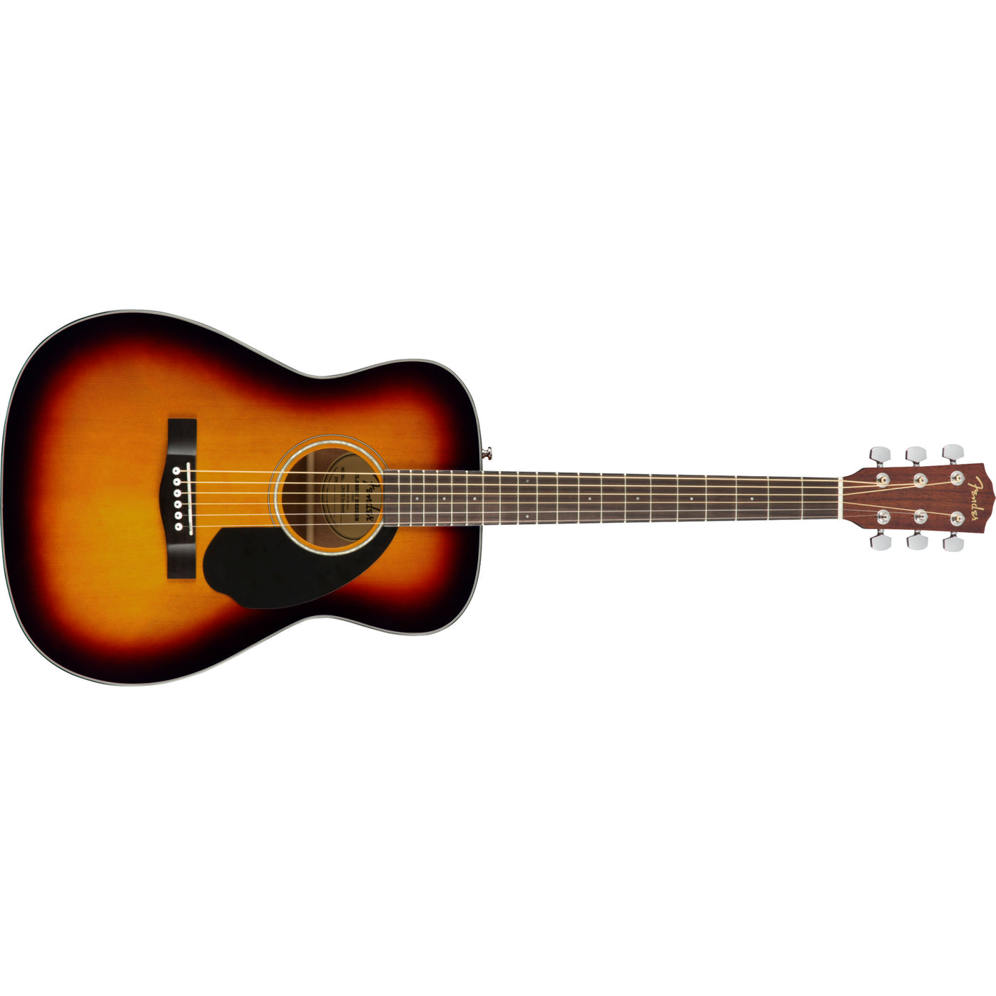 Fender CC-60S Concert Acoustic Guitar, 3-Color Sunburst (0970150032)