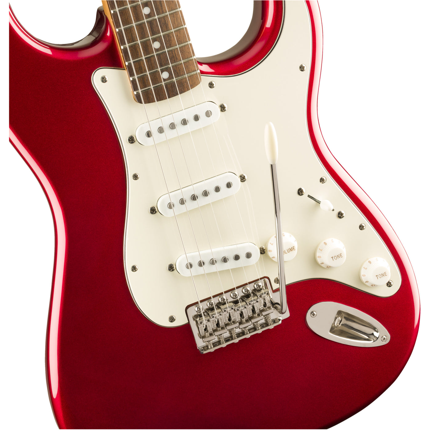 Fender Classic Vibe ‘60s Stratocaster Electric Guitar, Candy Apple Red (0374010509)