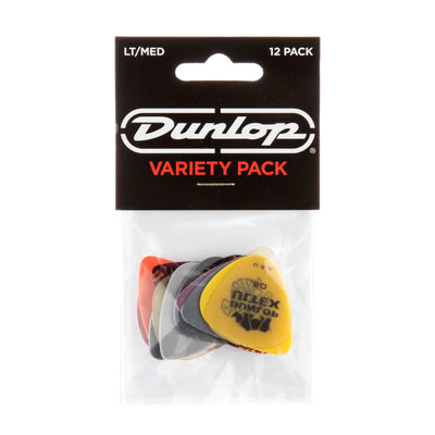 Dunlop PVP101 Guitar Pick Variety Pack- Light/Medium- 12 Pack