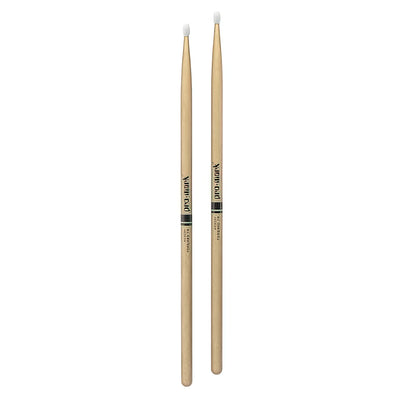 ProMark Classic Forward 7A Hickory Drumstick, Oval Nylon Tip (TX7AN)