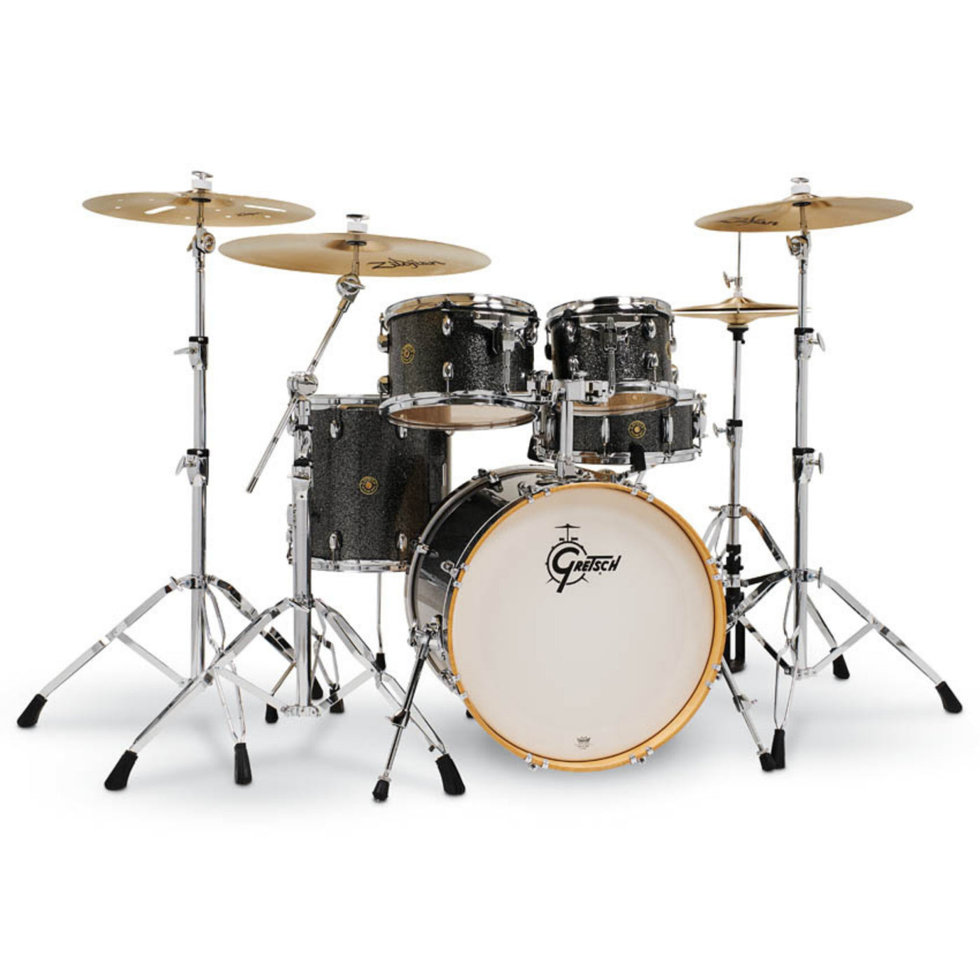 Gretsch Catalina Maple 5PC Shell Pack With 20" Kick Black Stardust