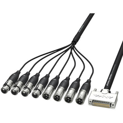 Alva AES25-4F4MPRO1 Digital AES/EBU Breakout Cable, 1m