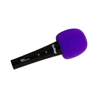 On-Stage Foam Windscreen For Dynamic Microphones, Purple (ASWS58-P)
