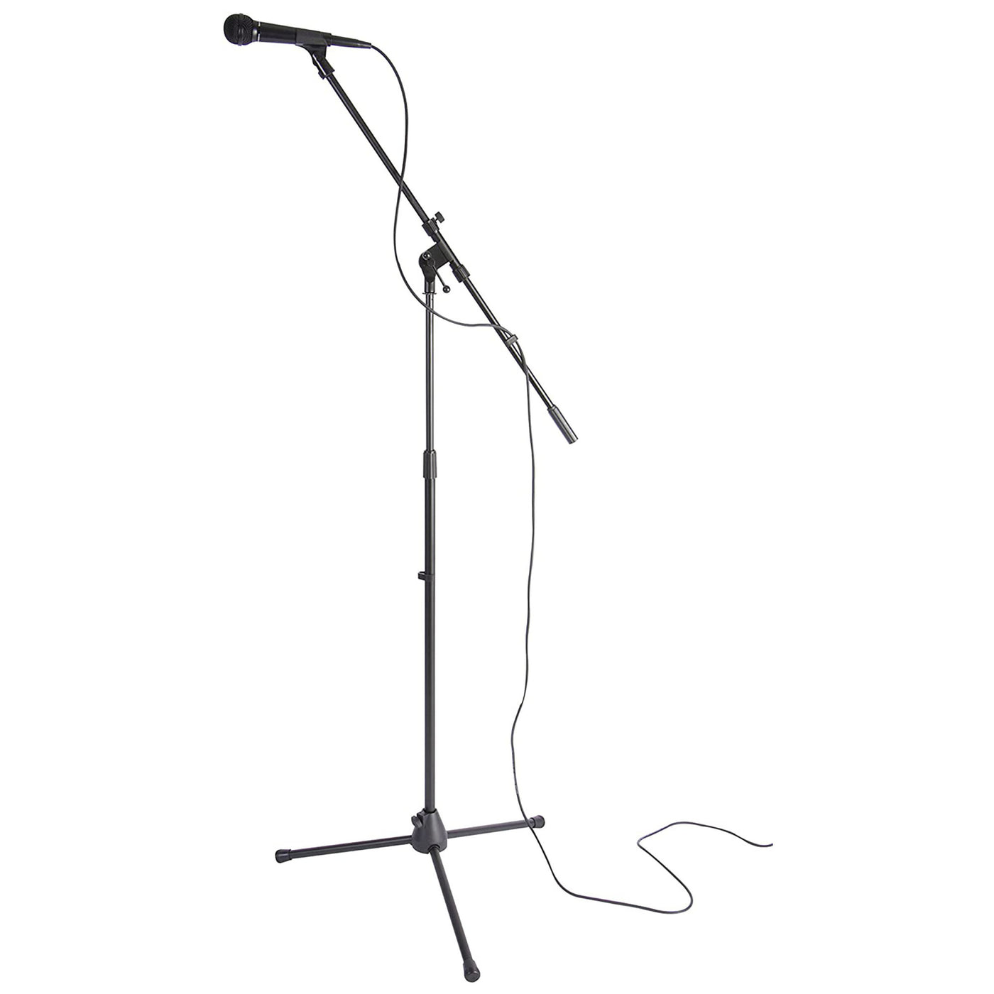 On-Stage Stands MS7701B Euro Boom Microphone Stand, Black