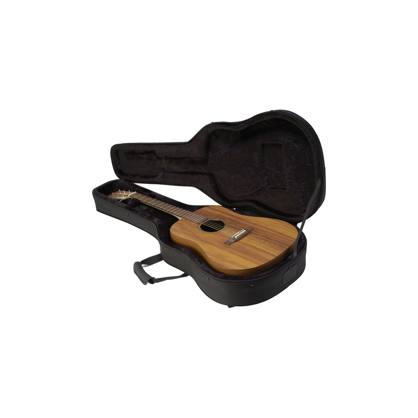 SKB Acoustic Dreadnought Guitar Soft Case Semi-Rigid Acoustic Guitar Soft Case with Molded Interior, 600-Denier Nylon Exterior, and Storage Pouches - Dreadnought (1SKB-SC18)